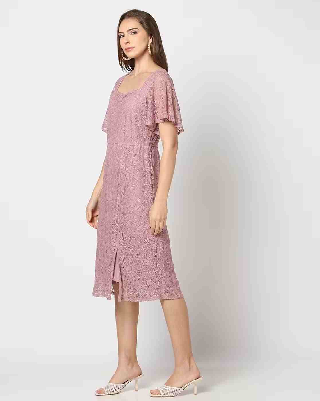 FIG | Women Lace A-Line Dress|1