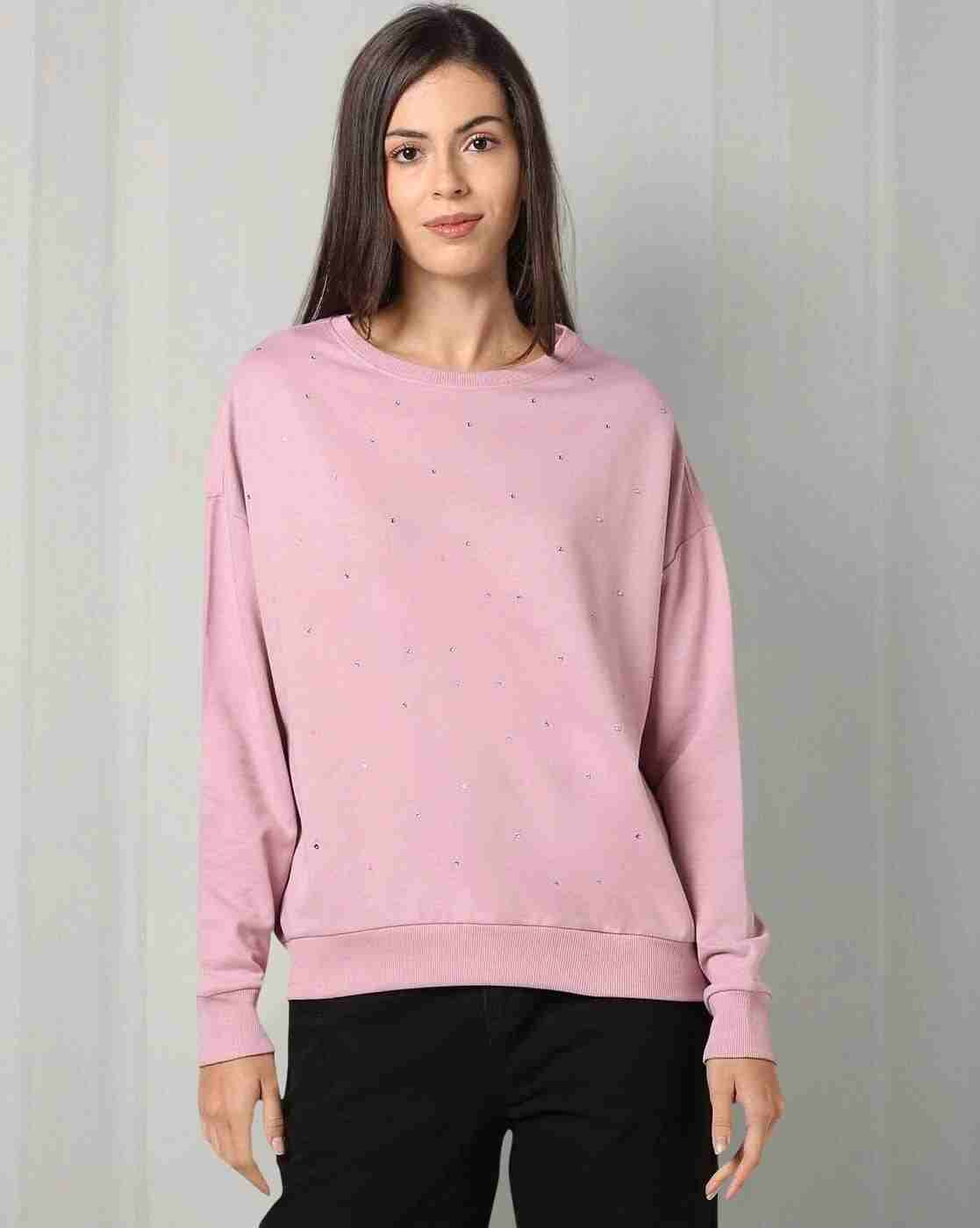 FIG | Women Embellished Regular Fit Sweatshirt|0