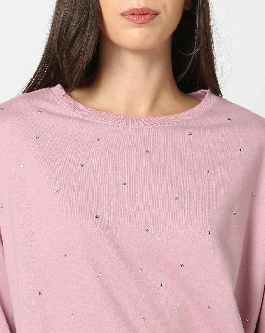 FIG | Women Embellished Regular Fit Sweatshirt|3