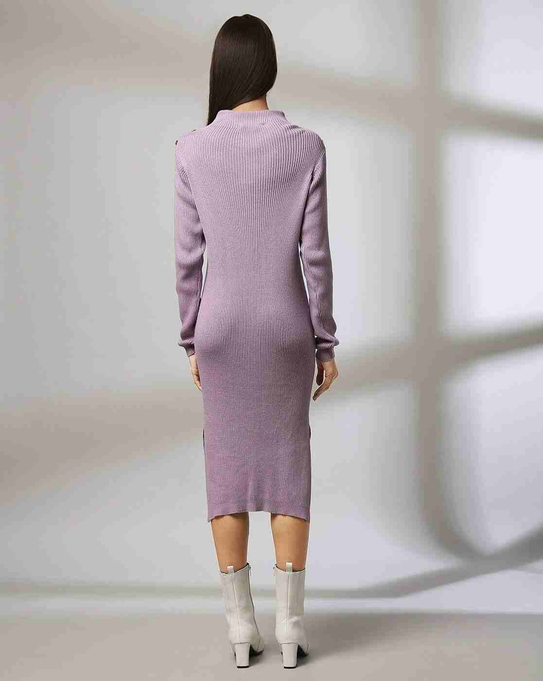 FIG | Women Ribbed Sweater Dress|2