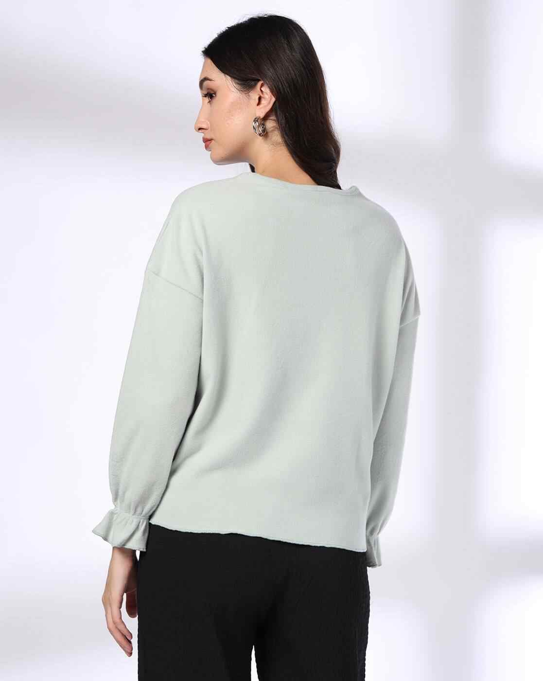 FIG | Women Relaxed Fit Boat-Neck Sweatshirt|3