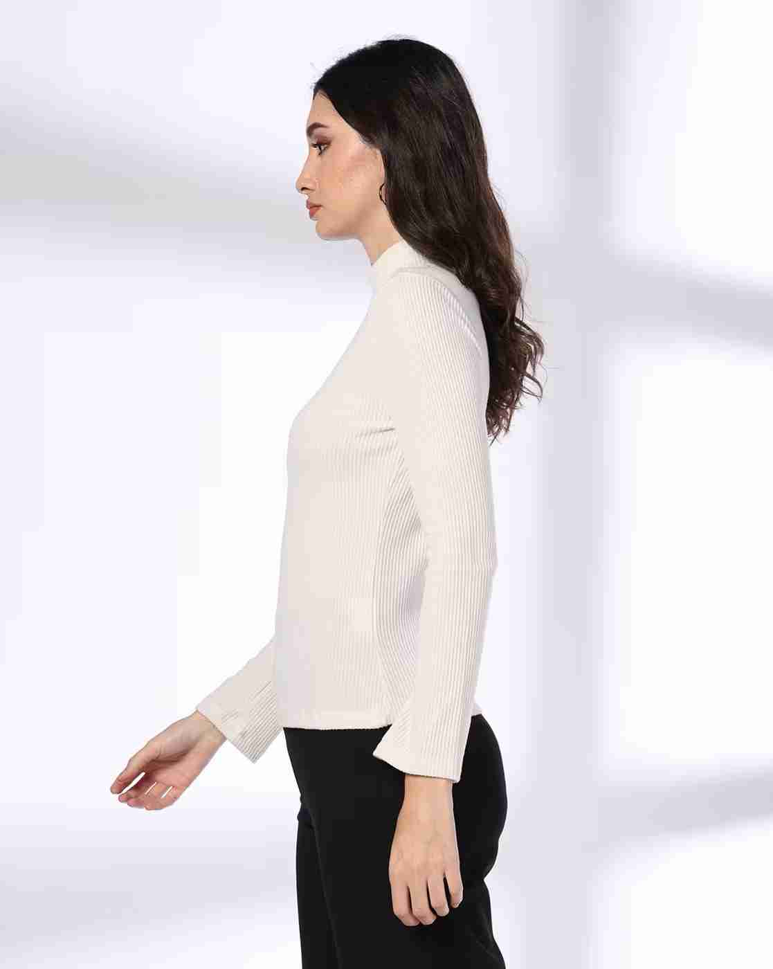 FIG | Women Ribbed Relaxed Fit Top|1