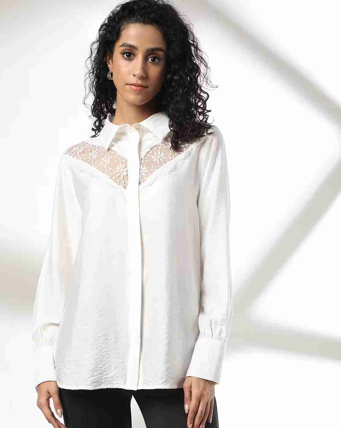 FIG | Women Patterned Relaxed Fit Top|0