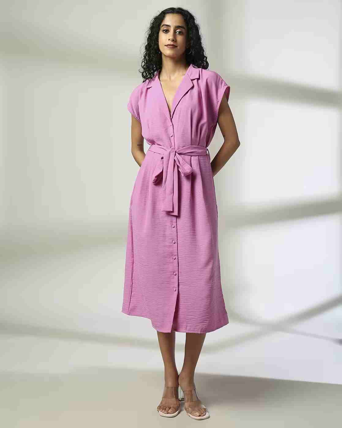 FIG | Women Button-Down A-Line dress|0