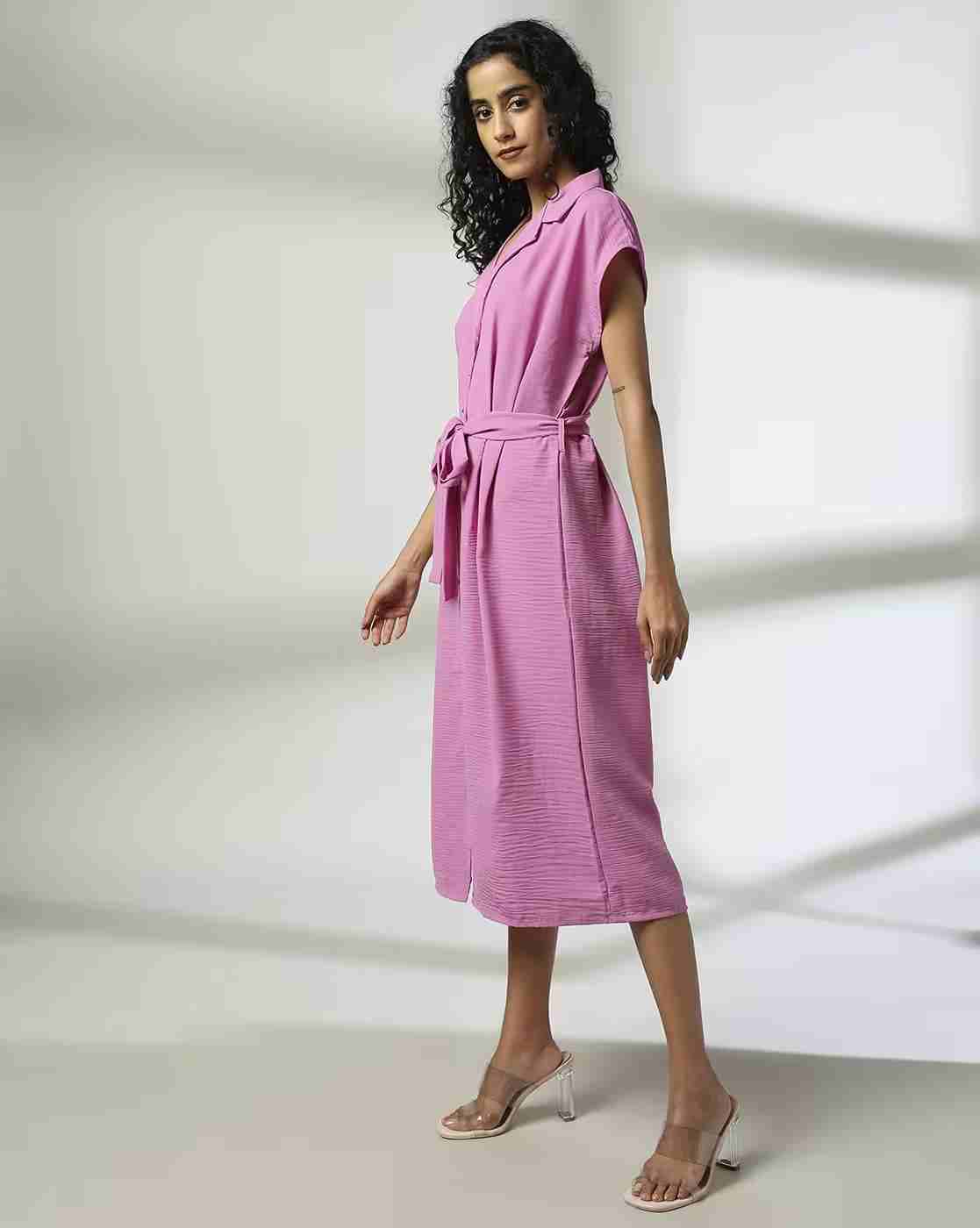FIG | Women Button-Down A-Line dress|1