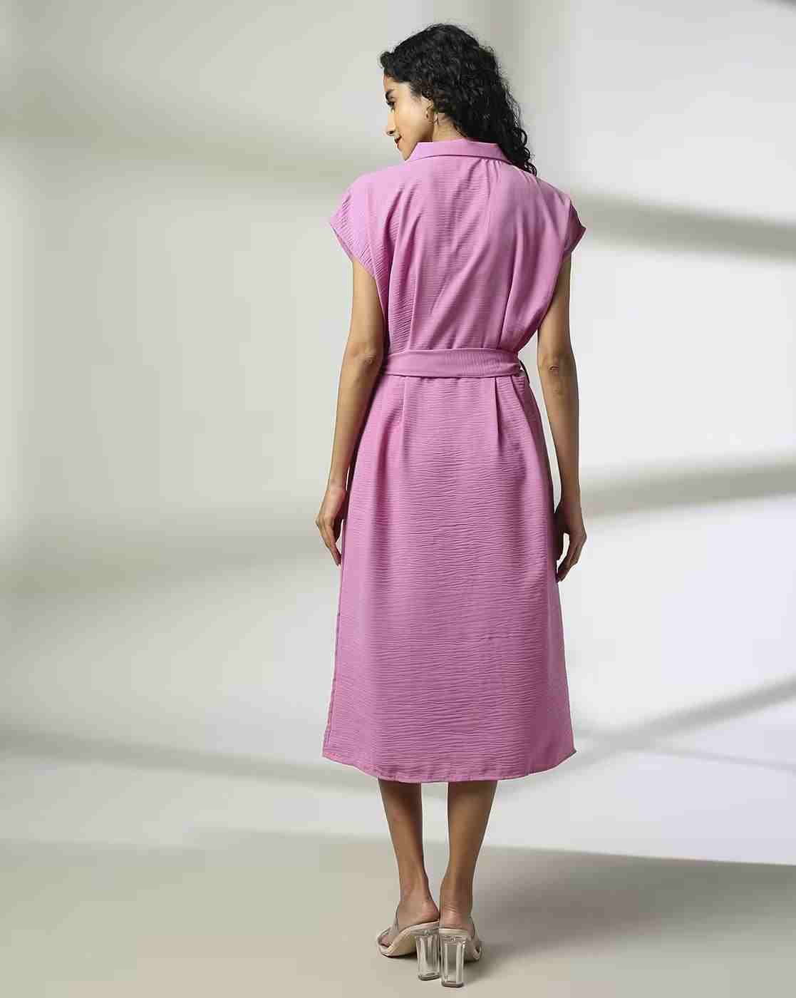 FIG | Women Button-Down A-Line dress|2