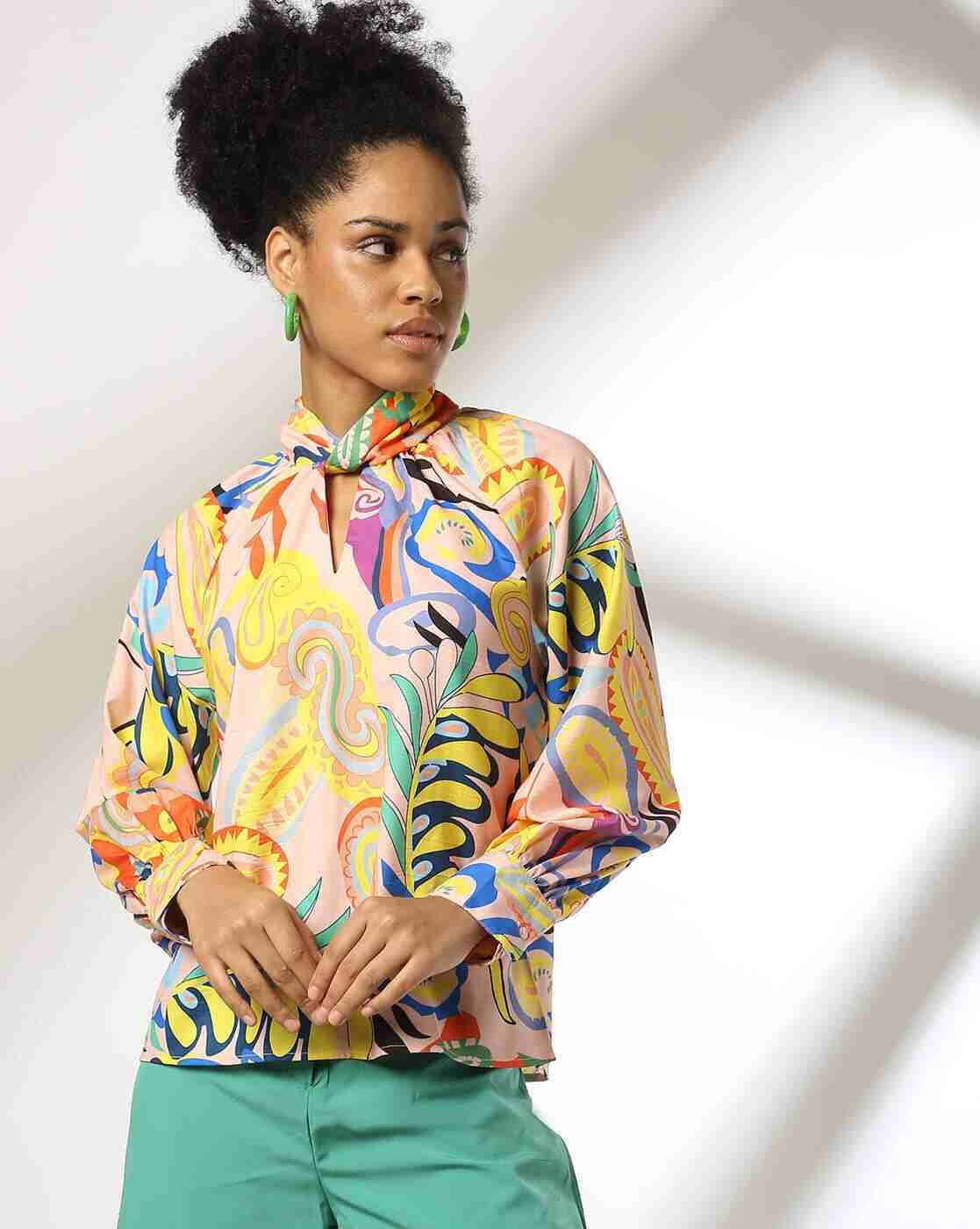 FIG | Women Paisley Print Regular Fit Top|3