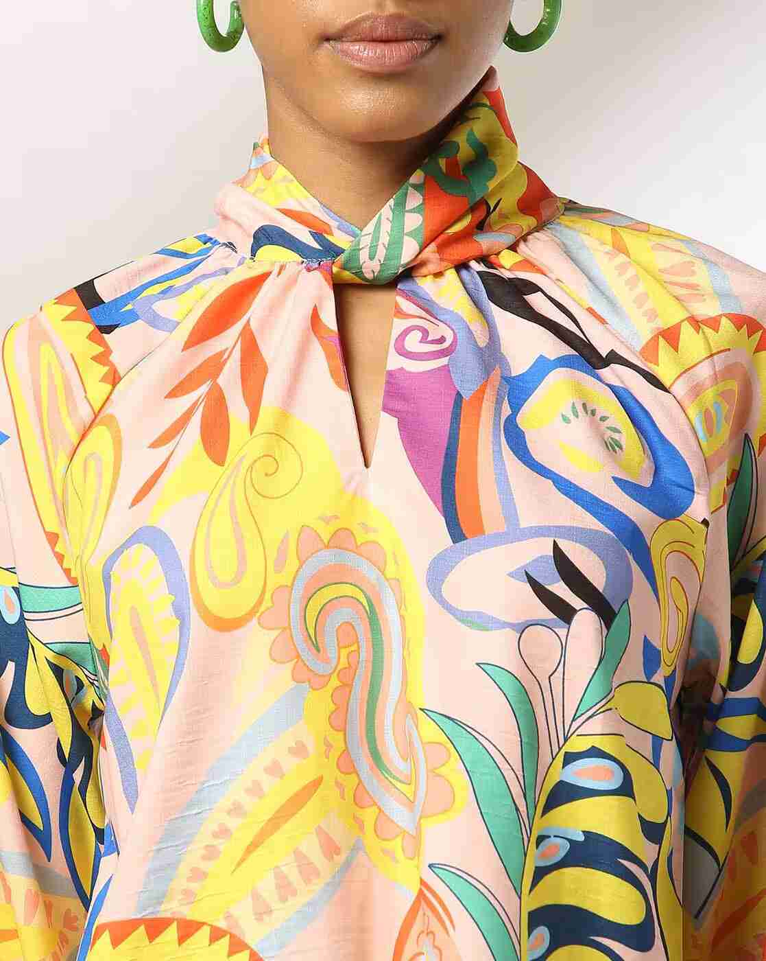 FIG | Women Paisley Print Regular Fit Top|4