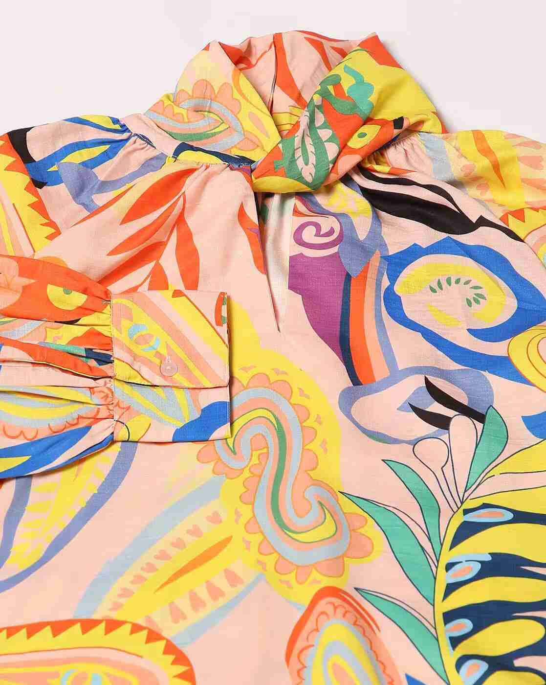 FIG | Women Paisley Print Regular Fit Top|6