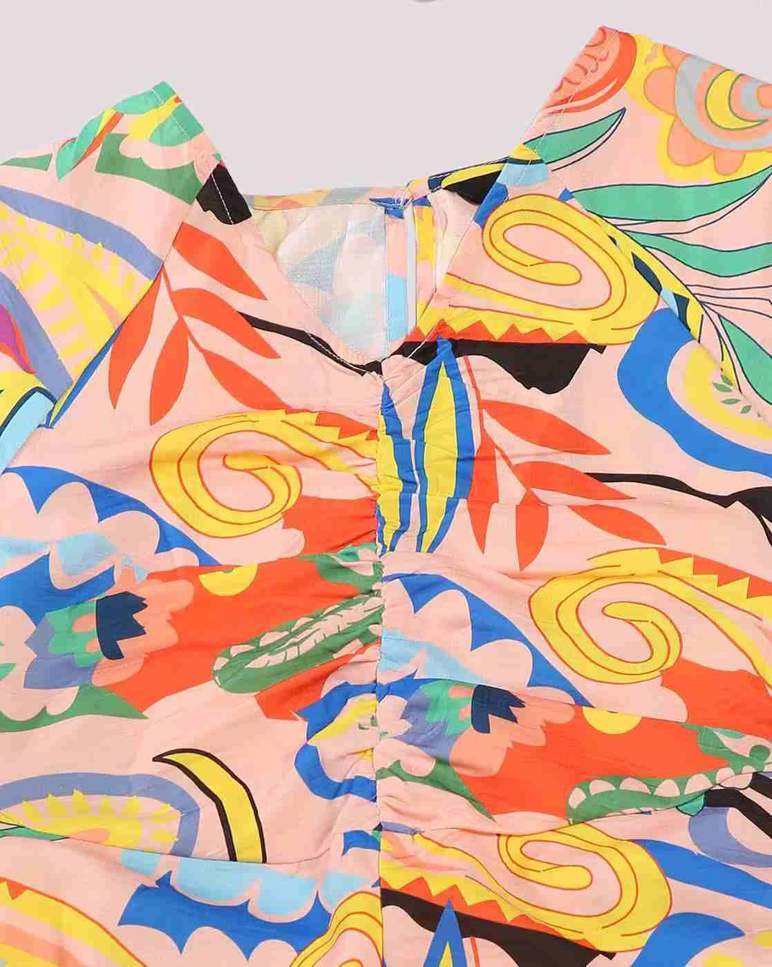 FIG | Women Graphic Print A-Line Dress|4