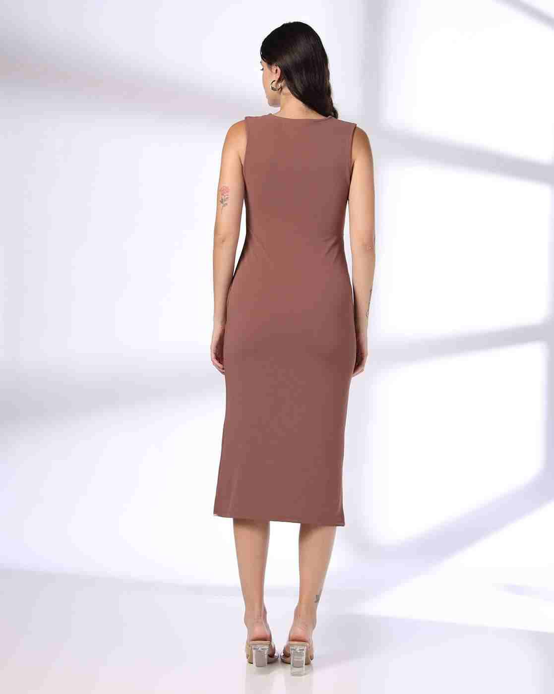 FIG | Women Ruched Bodycon Dress|2
