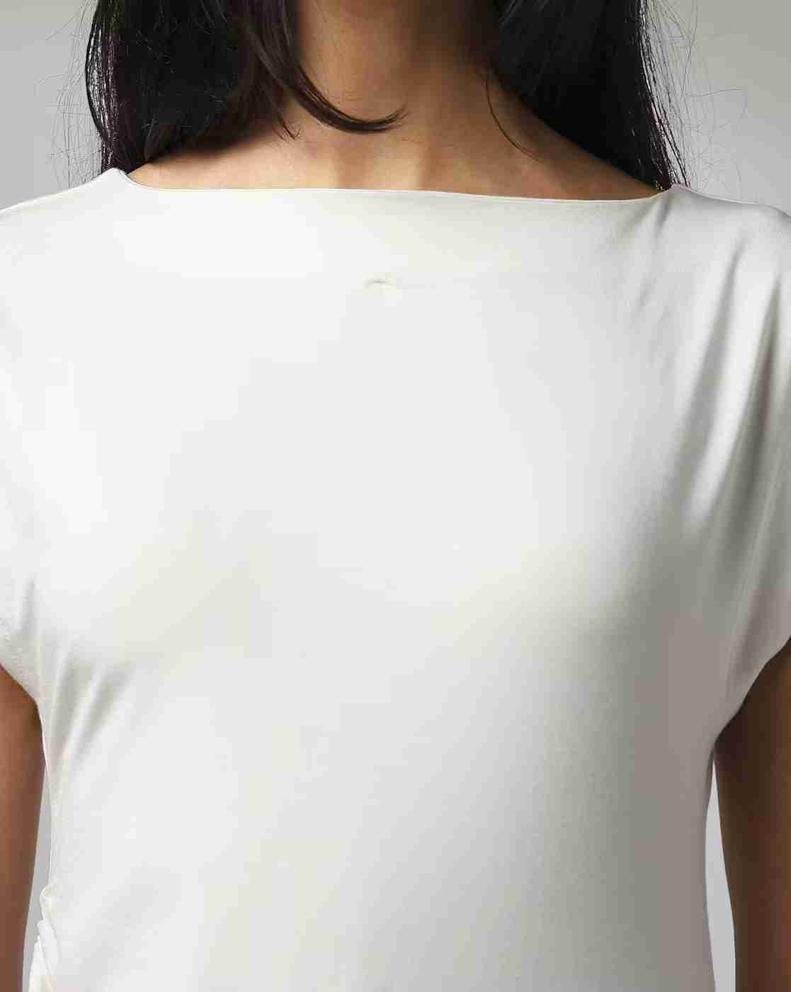 FIG | Women Relaxed Fit Boat-Neck T-Shirt|4