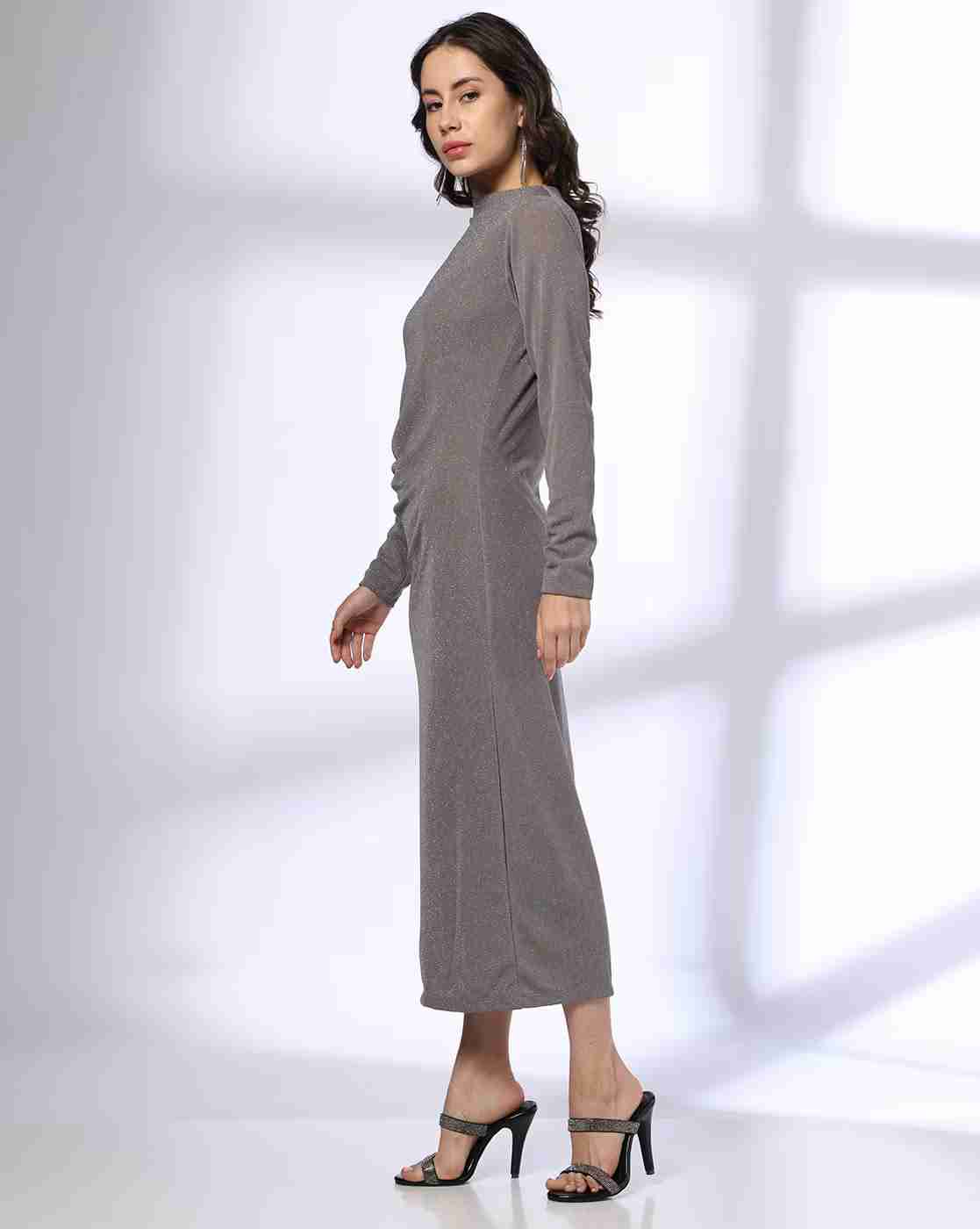 FIG | Women Patterned Side-Slit A-Line Dress|1