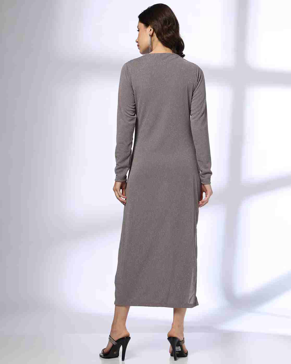 FIG | Women Patterned Side-Slit A-Line Dress|2