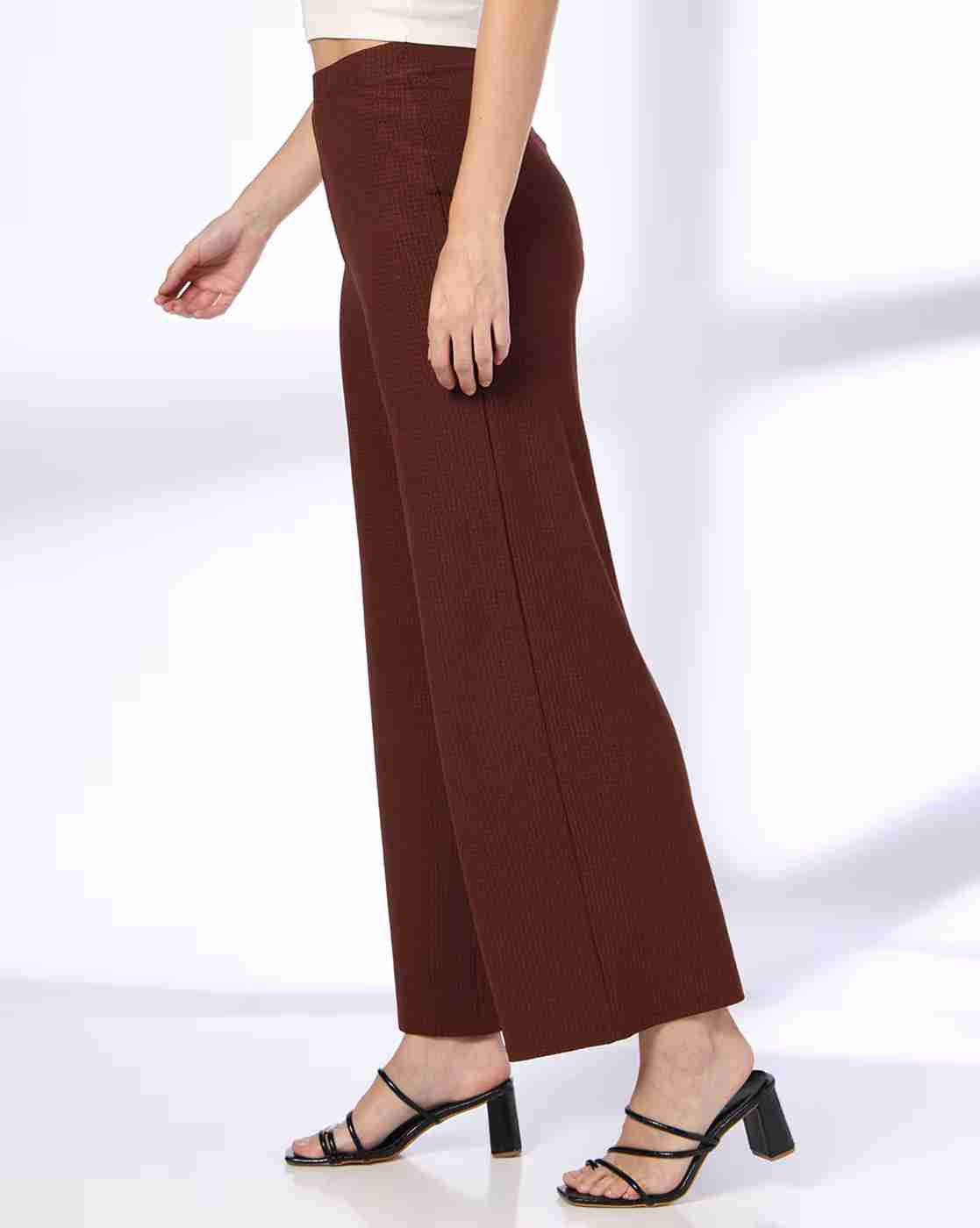 FIG | Women Chevron Pattern Trousers|1