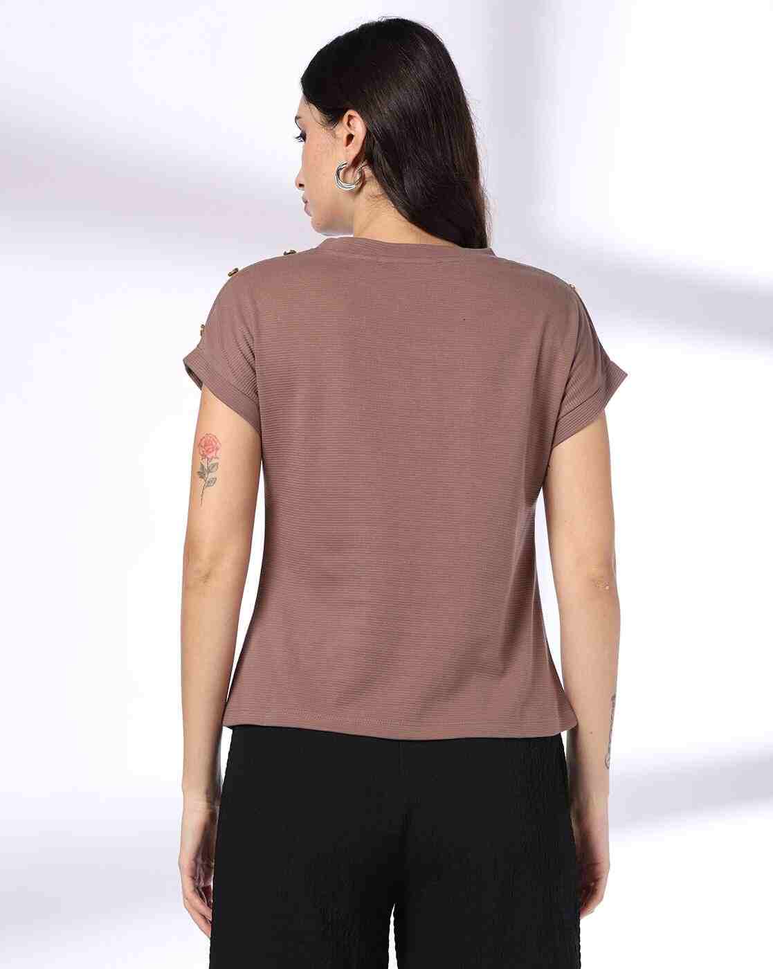 FIG | Women Relaxed Fit Crew-Neck T-Shirt|2