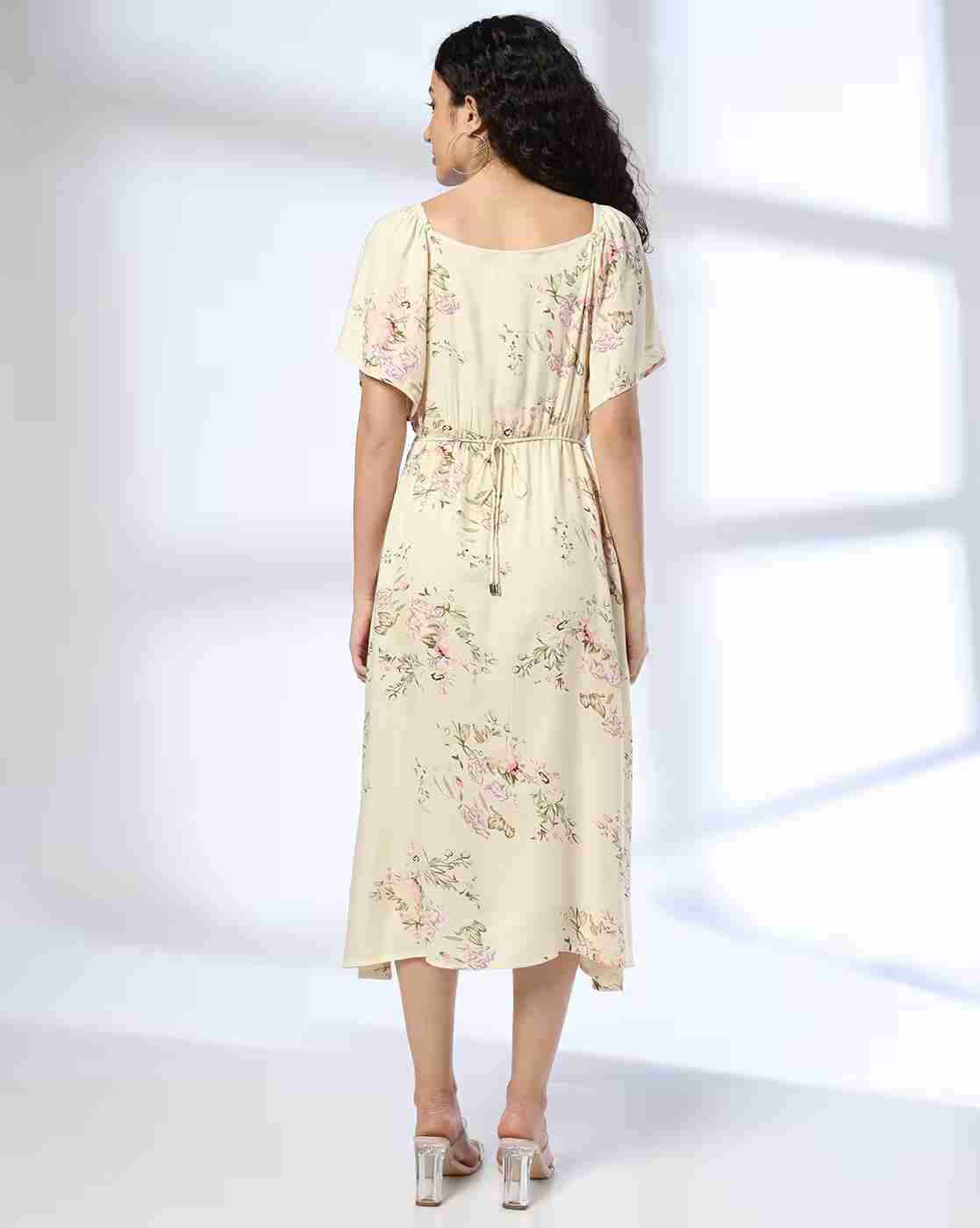 FIG | Women Floral Print A-Line Dress|2