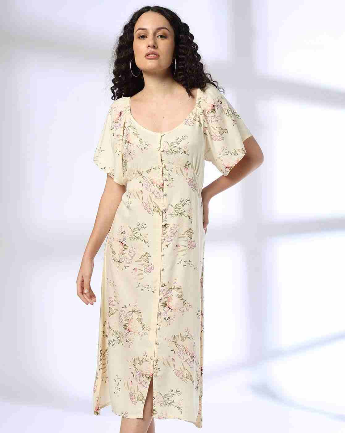 FIG | Women Floral Print A-Line Dress|3