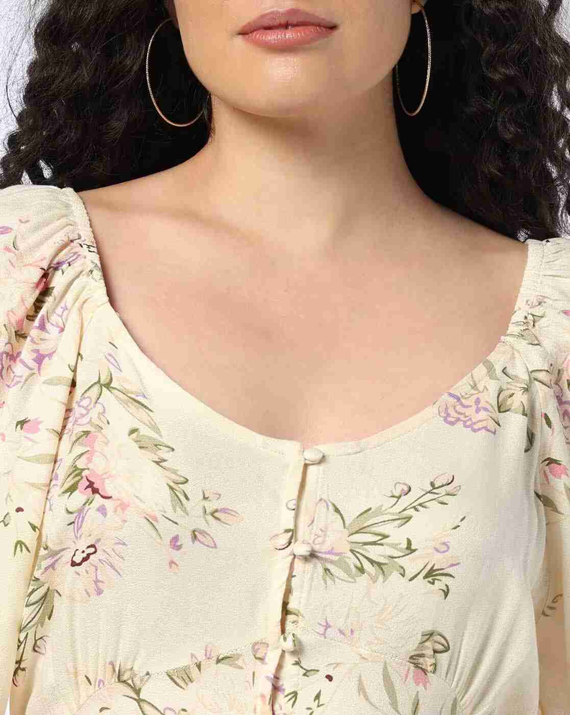 FIG | Women Floral Print A-Line Dress|4