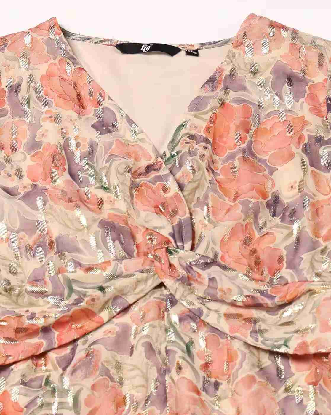 FIG | Women Floral Print A-Line Dress|4