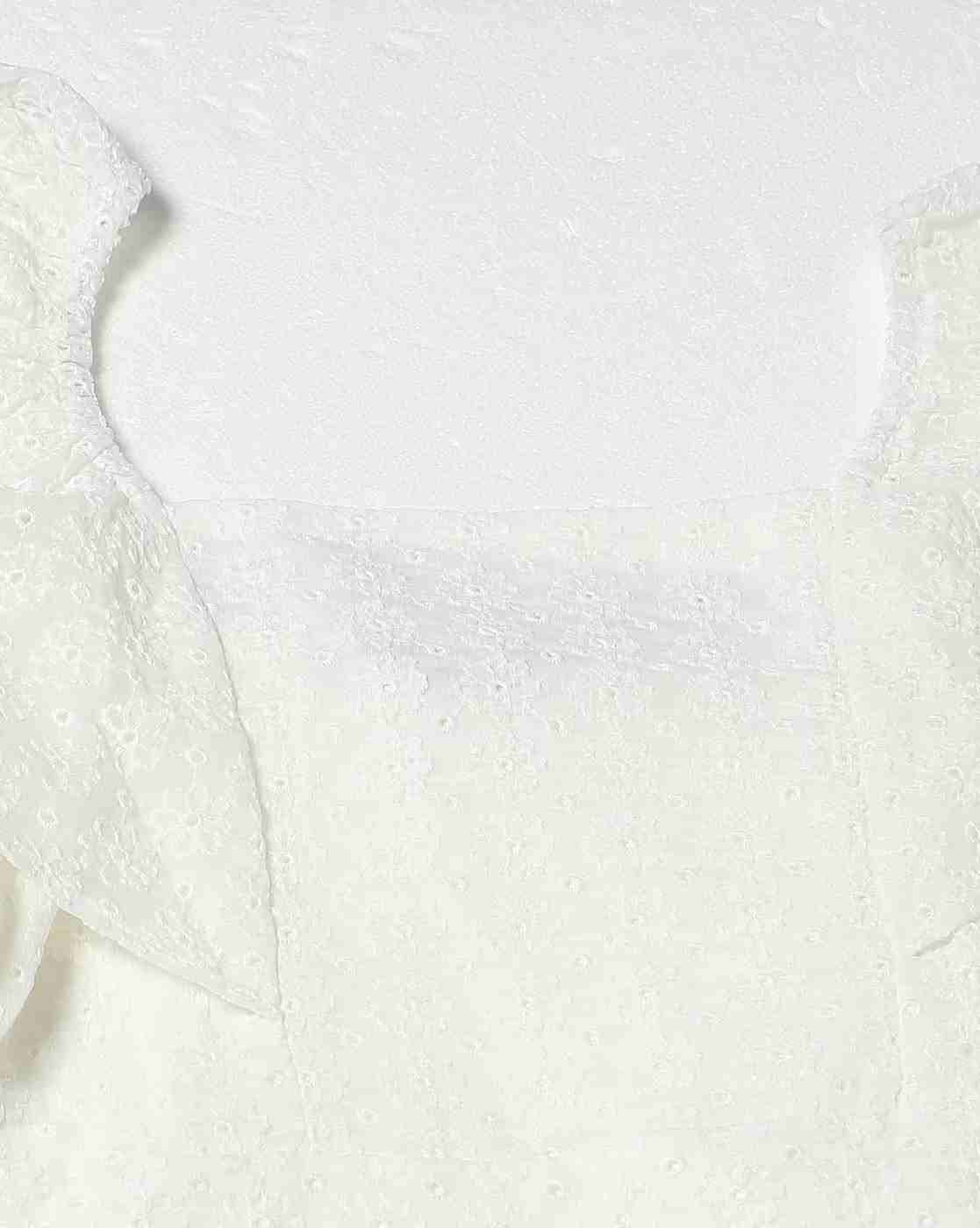 FIG | Women Schiffli Embroidered Slim Fit Top|4