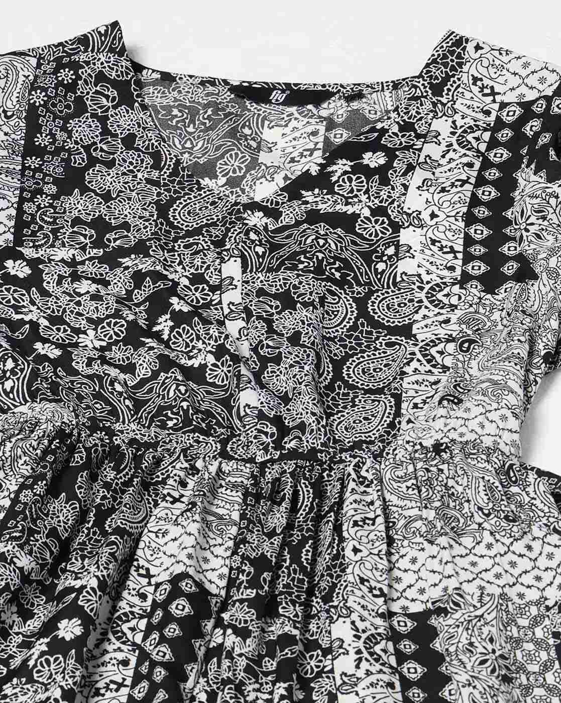 FIG | Women Bandana Print A-Line Dress|4