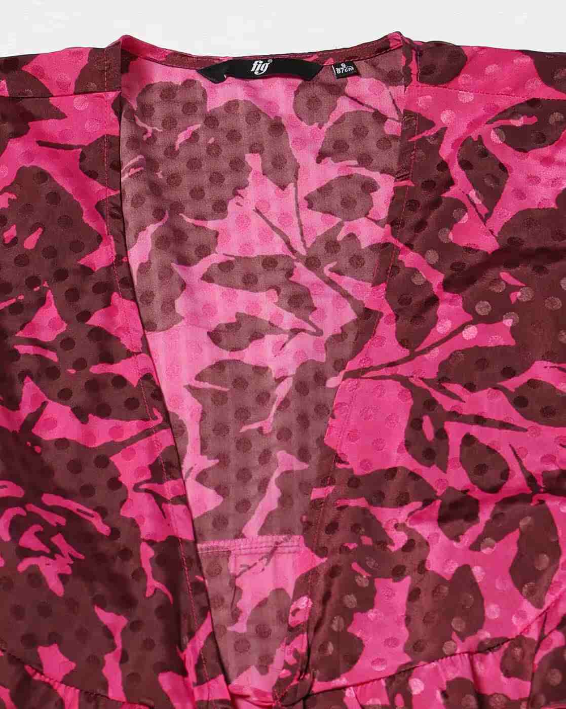 FIG | Women Printed Wrap Dress|4