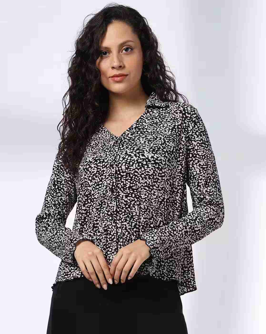 FIG | Women All-Over Print Regular Fit Shirt|0