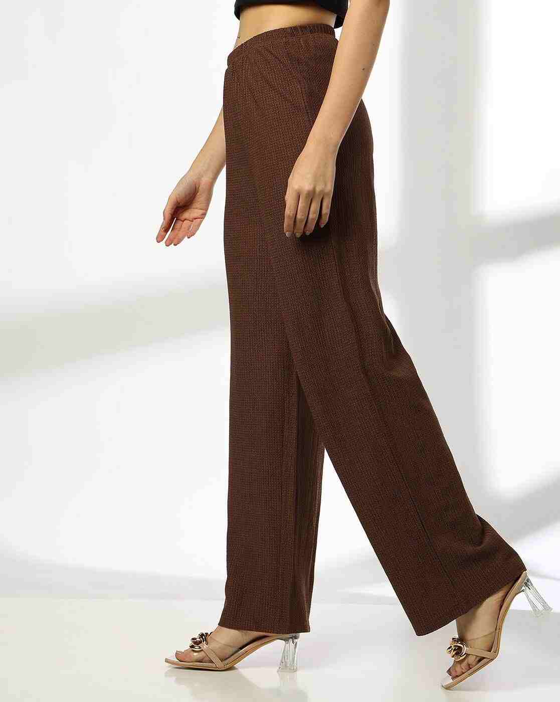 FIG | Women Relaxed Fit Pants with Elasticated Waist|1