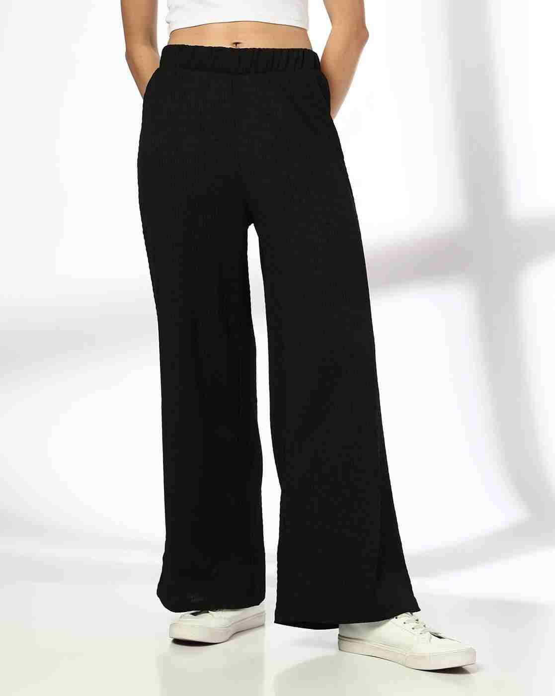 FIG | Women Wide-Leg Pants with Elasticated Waist|0