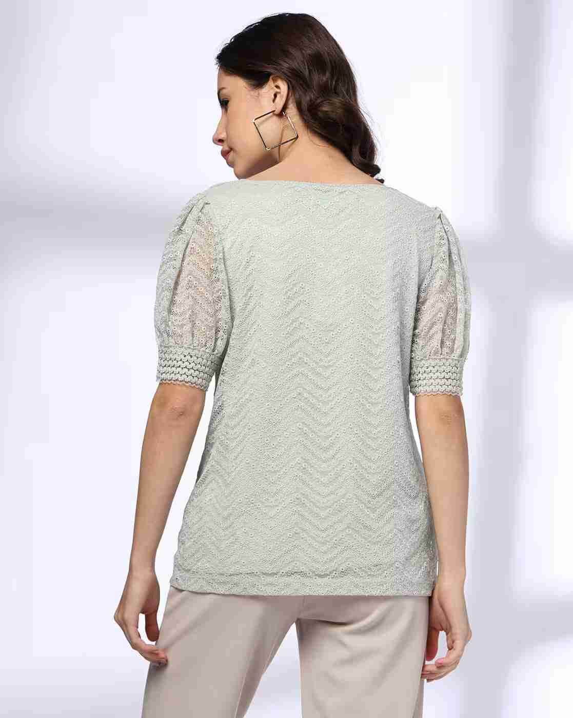 FIG | Women Lace Relaxed Fit Top|2