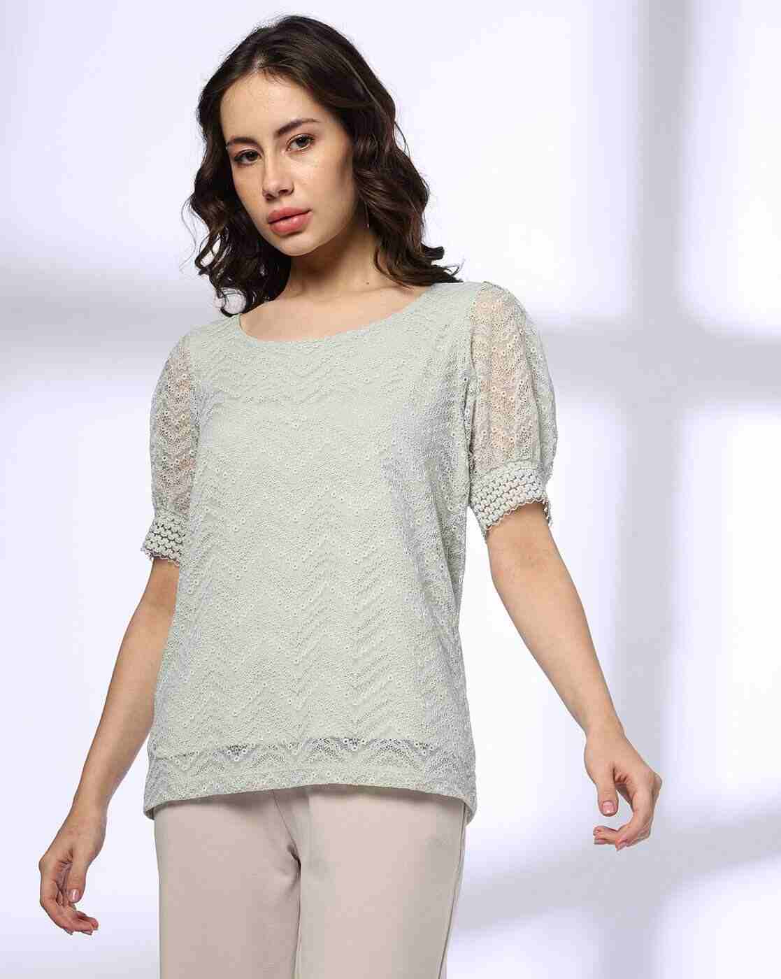 FIG | Women Lace Relaxed Fit Top|3