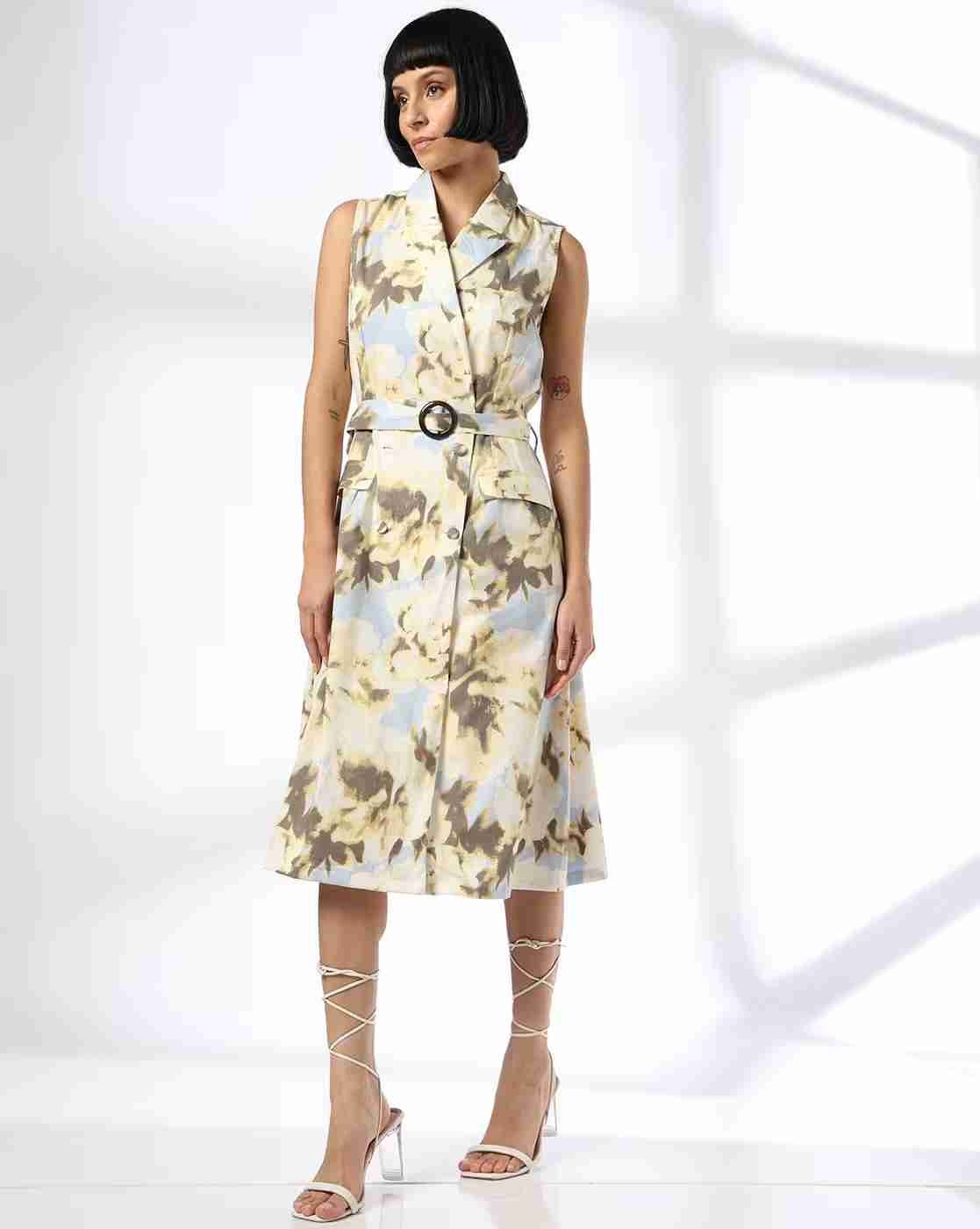 FIG | Women Printed Shirt Dress|0