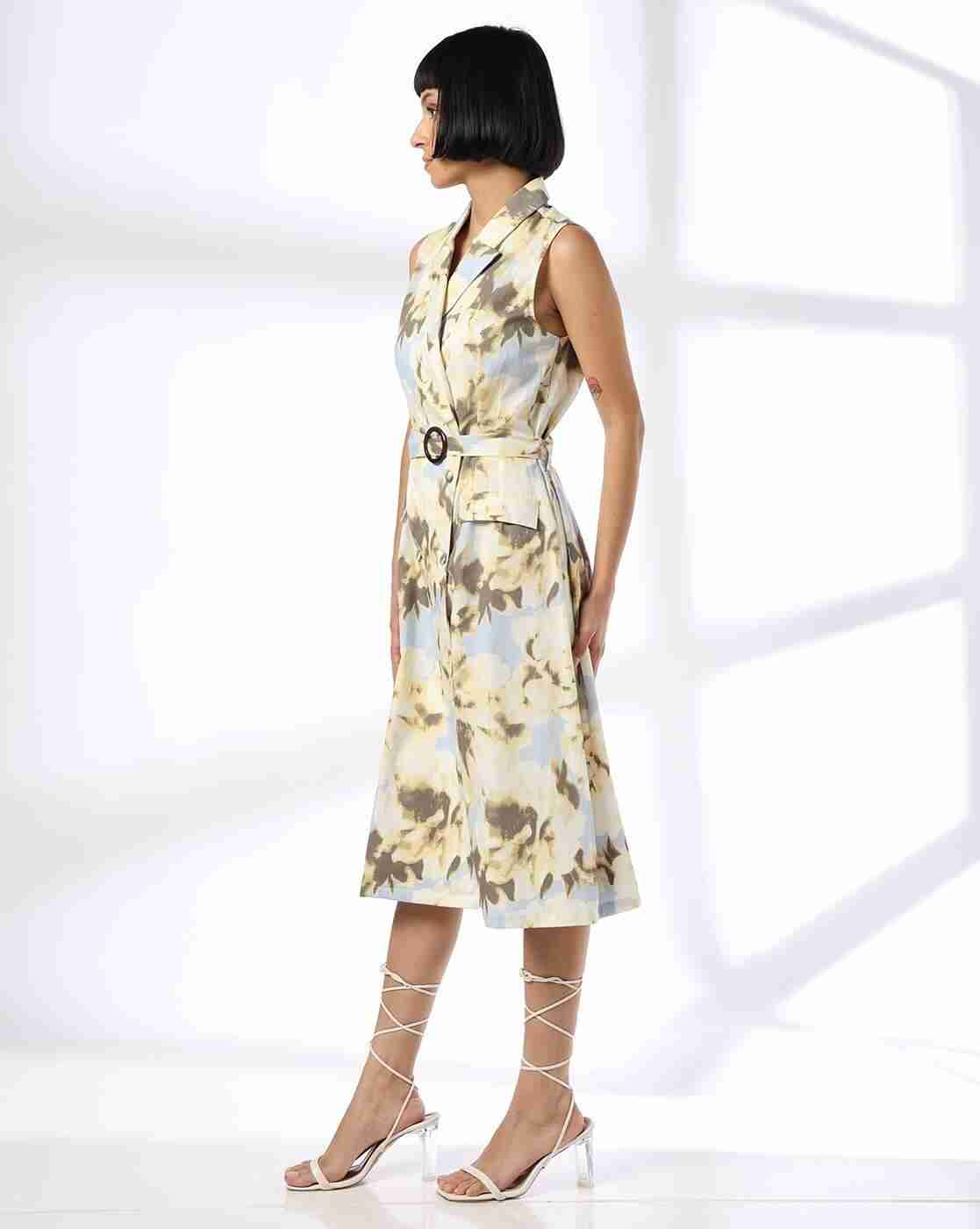 FIG | Women Printed Shirt Dress|1