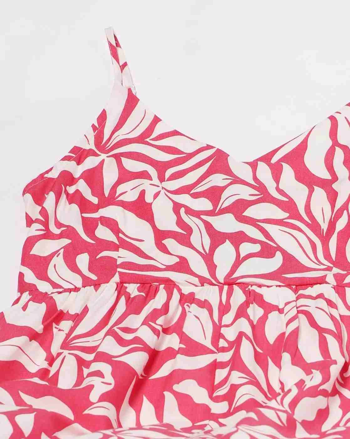 FIG | Women Floral Print Fit & Flare Dress|5