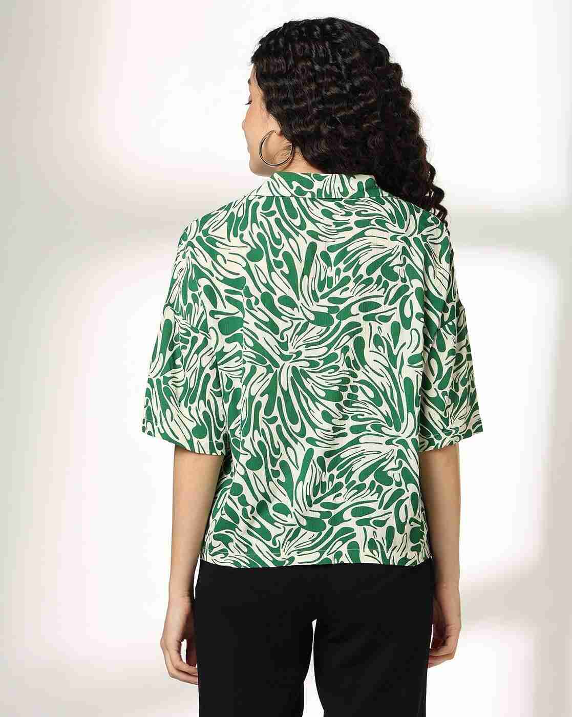 FIG | Women Printed Relaxed Fit Shirt|2
