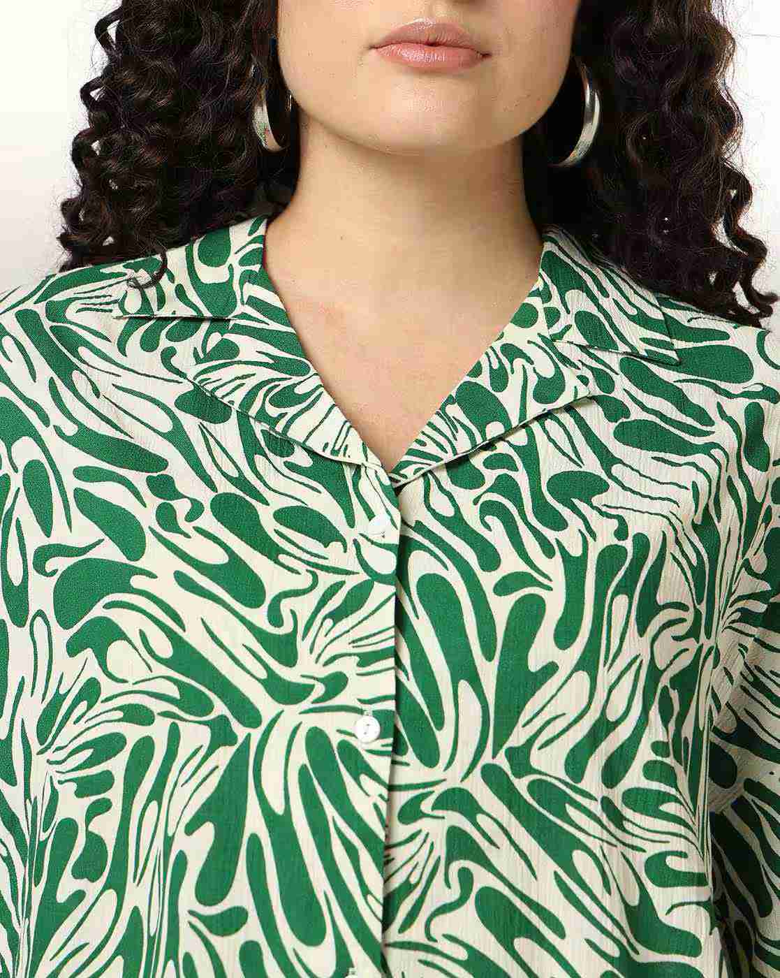 FIG | Women Printed Relaxed Fit Shirt|3