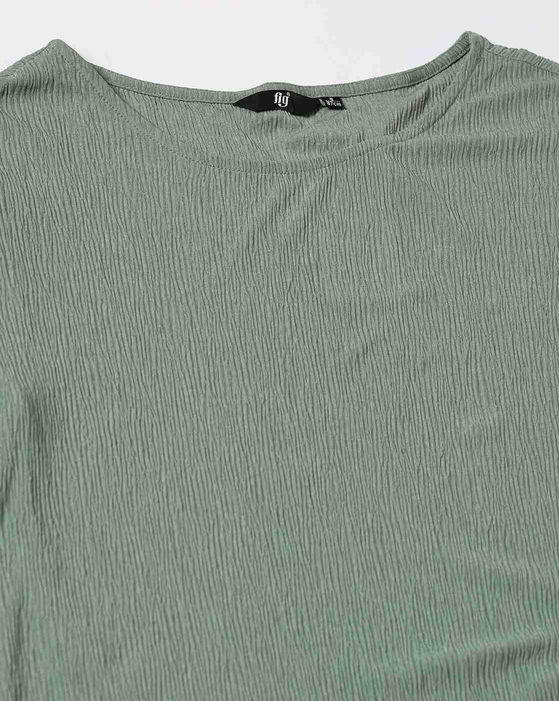 FIG | Women Relaxed Fit Boat-Neck T-Shirt|4