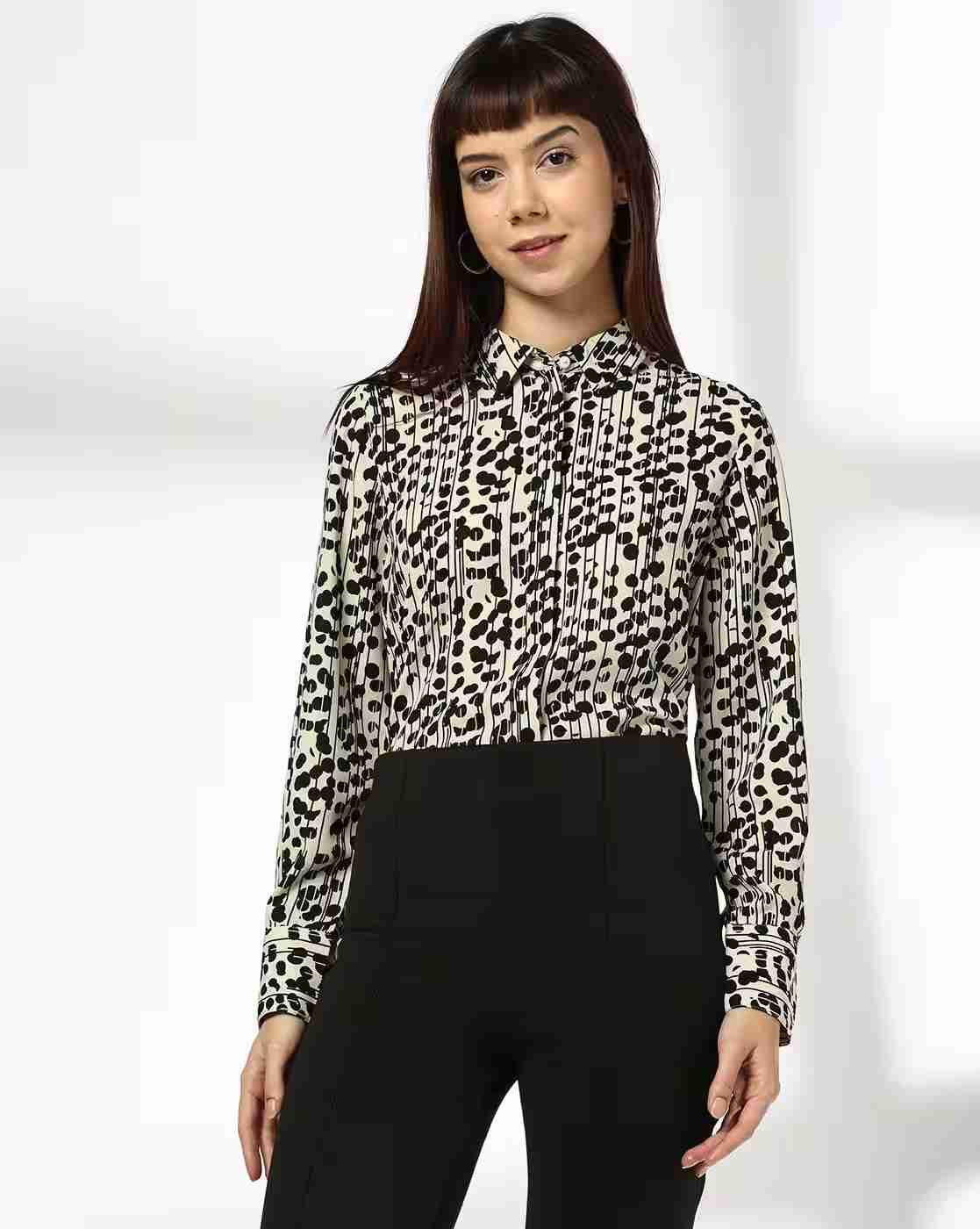Women Geometric Print Relaxed Fit Shirt