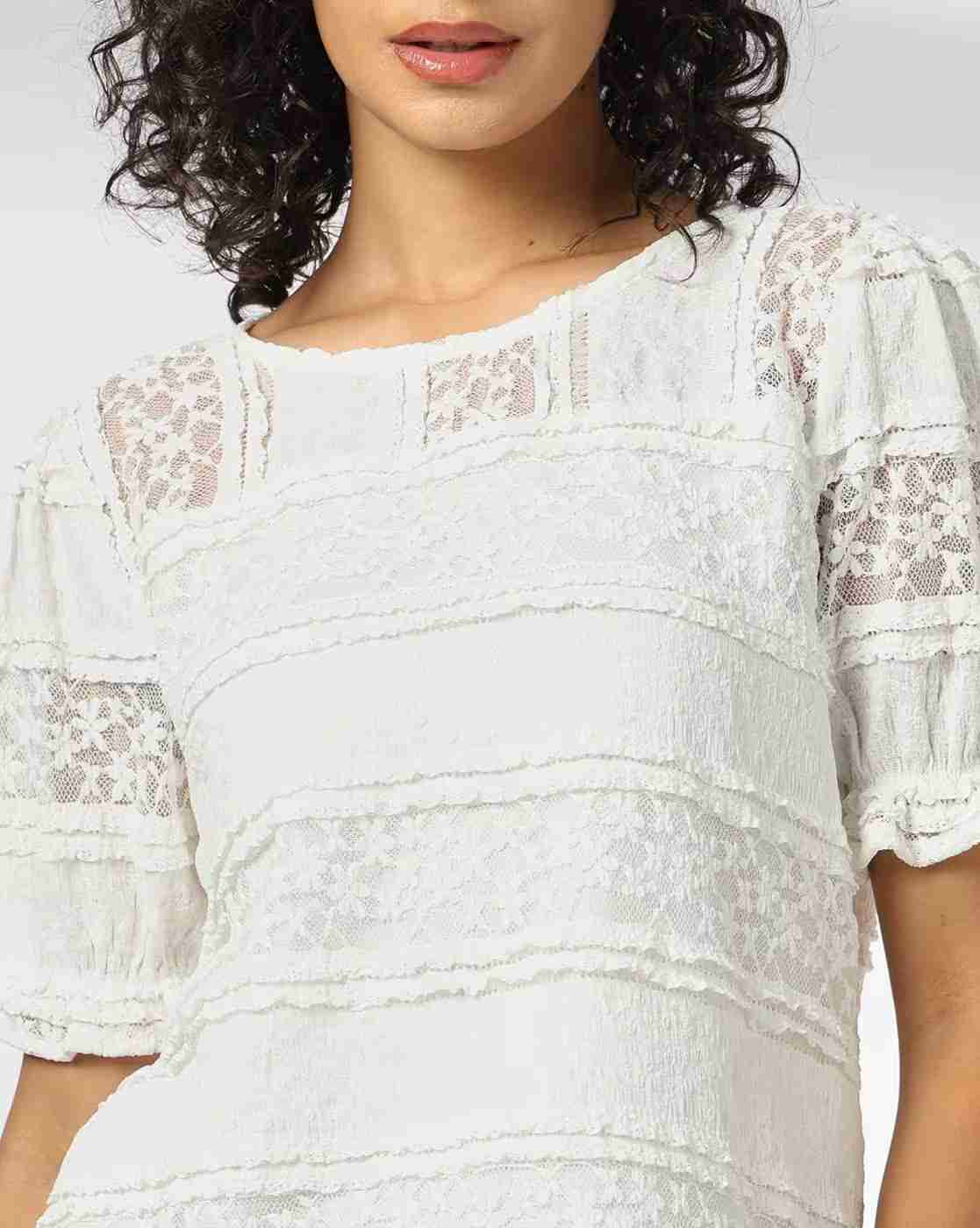 FIG | Women Lace Slim Fit Top|4