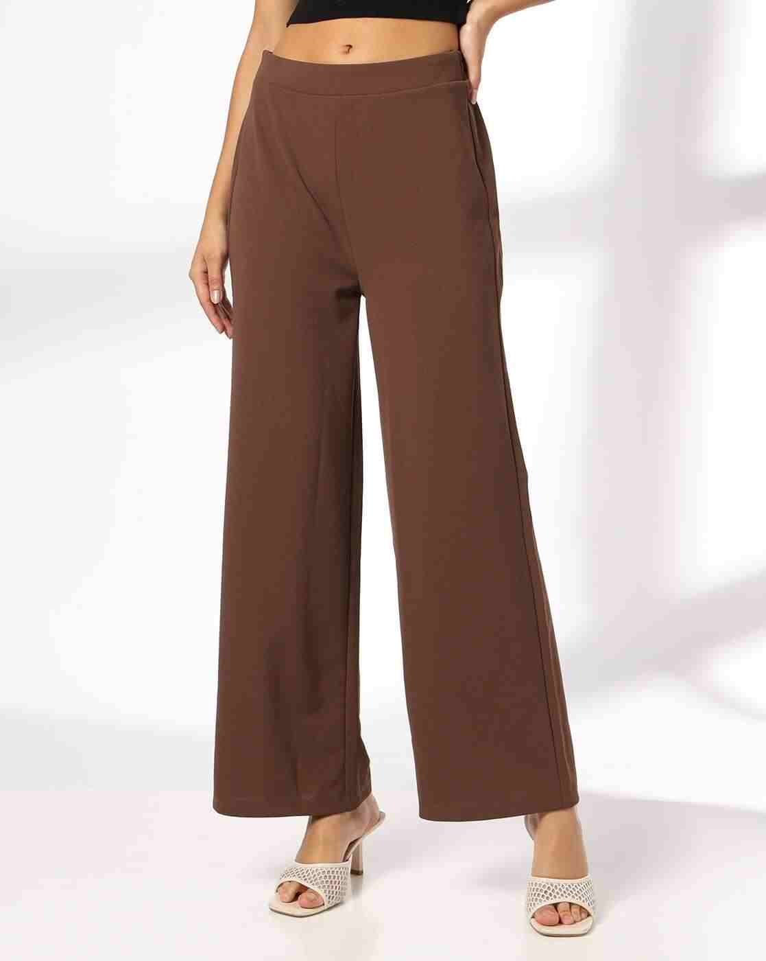 Women Wide-Leg Flat-Front Pants
