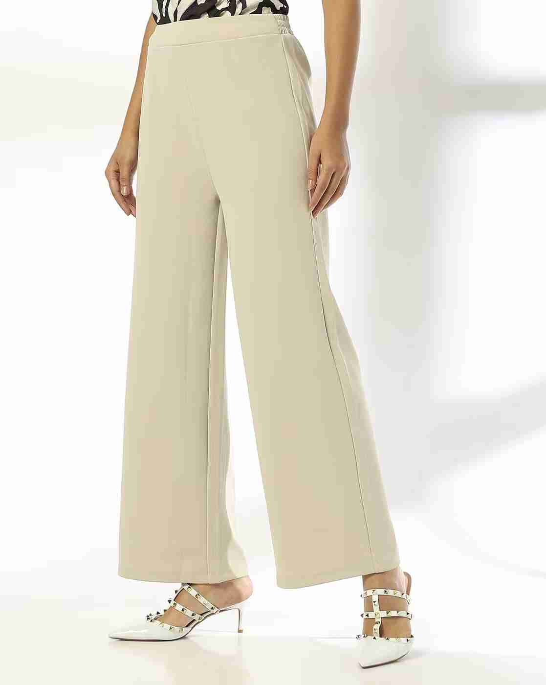 FIG | Women Wide-Leg Flat-Front Pants|1