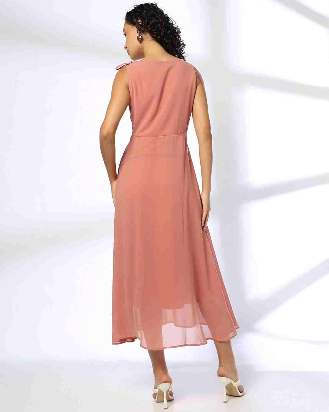 FIG | Women V-Neck Fit & Flare Dress|2