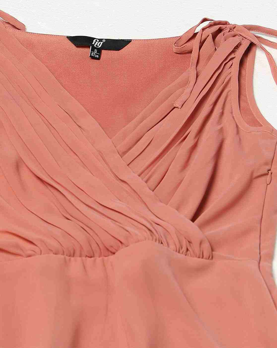 FIG | Women V-Neck Fit & Flare Dress|4