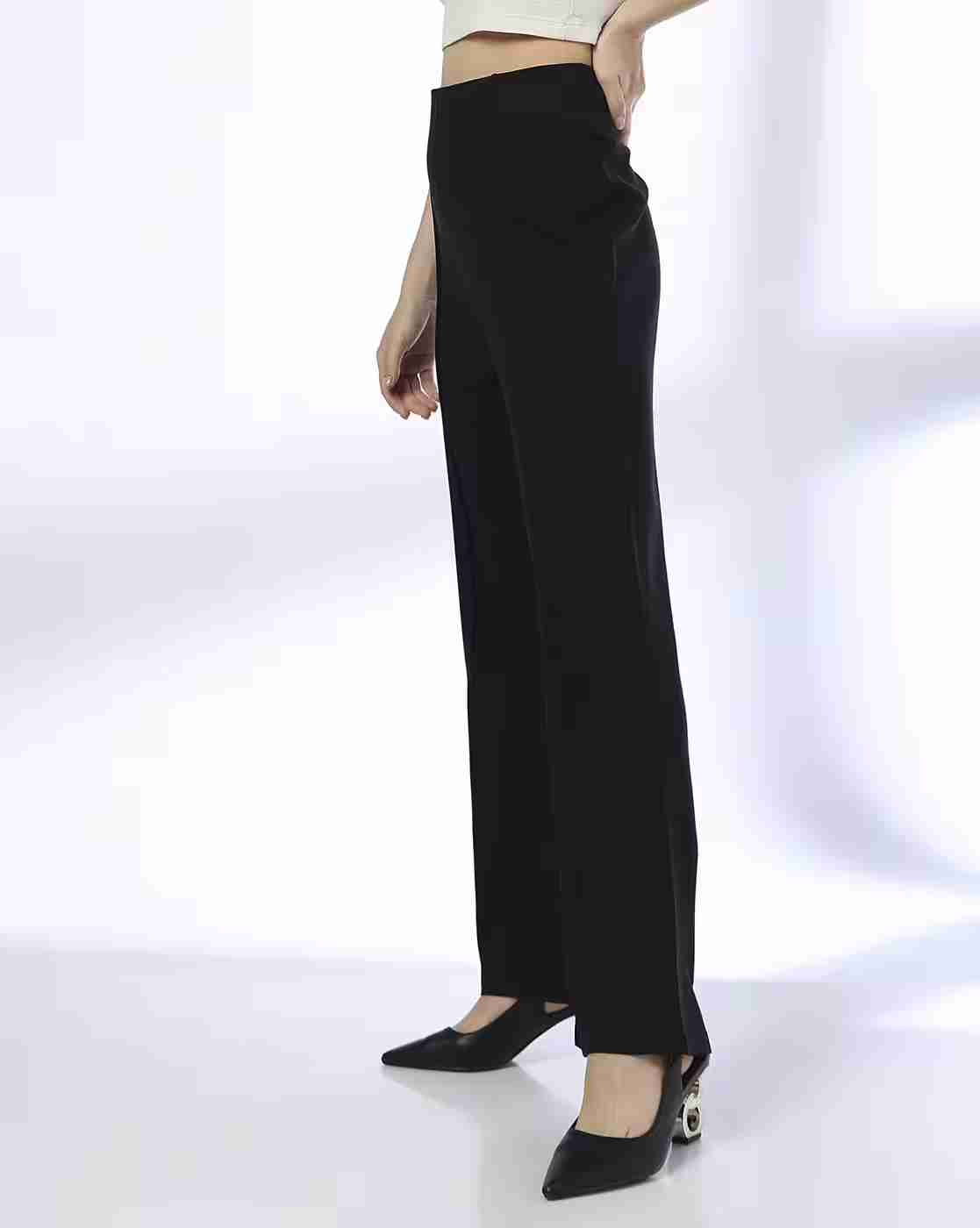 FIG | Women Straight Fit Flat-Front Pants|1