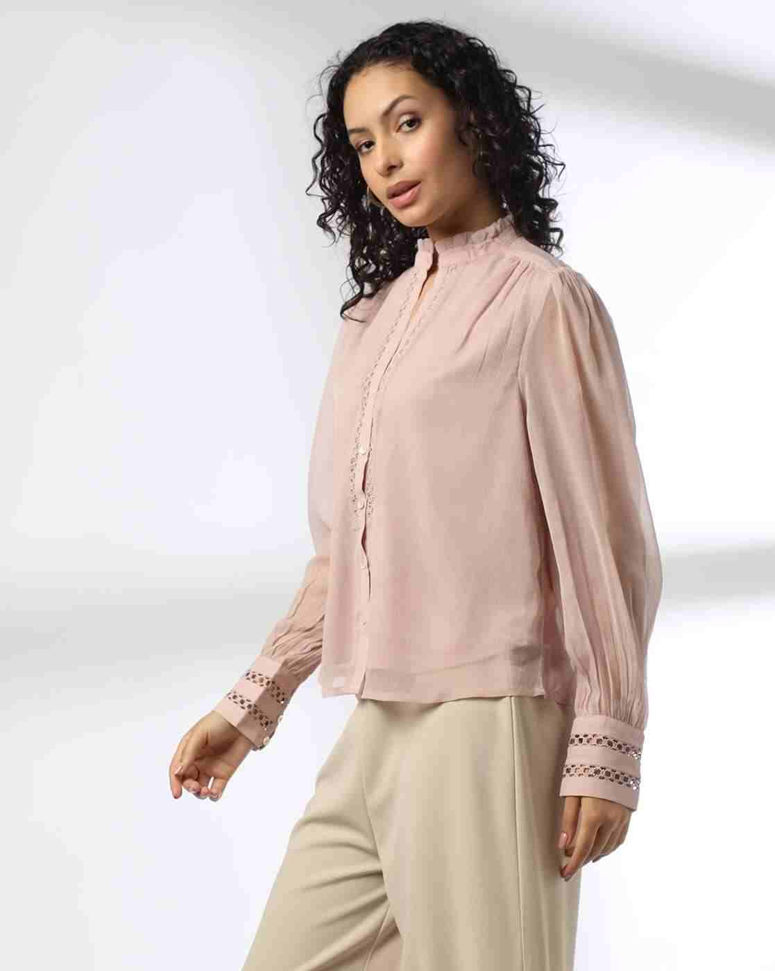 FIG | Women Lace Relaxed Fit Shirt|1
