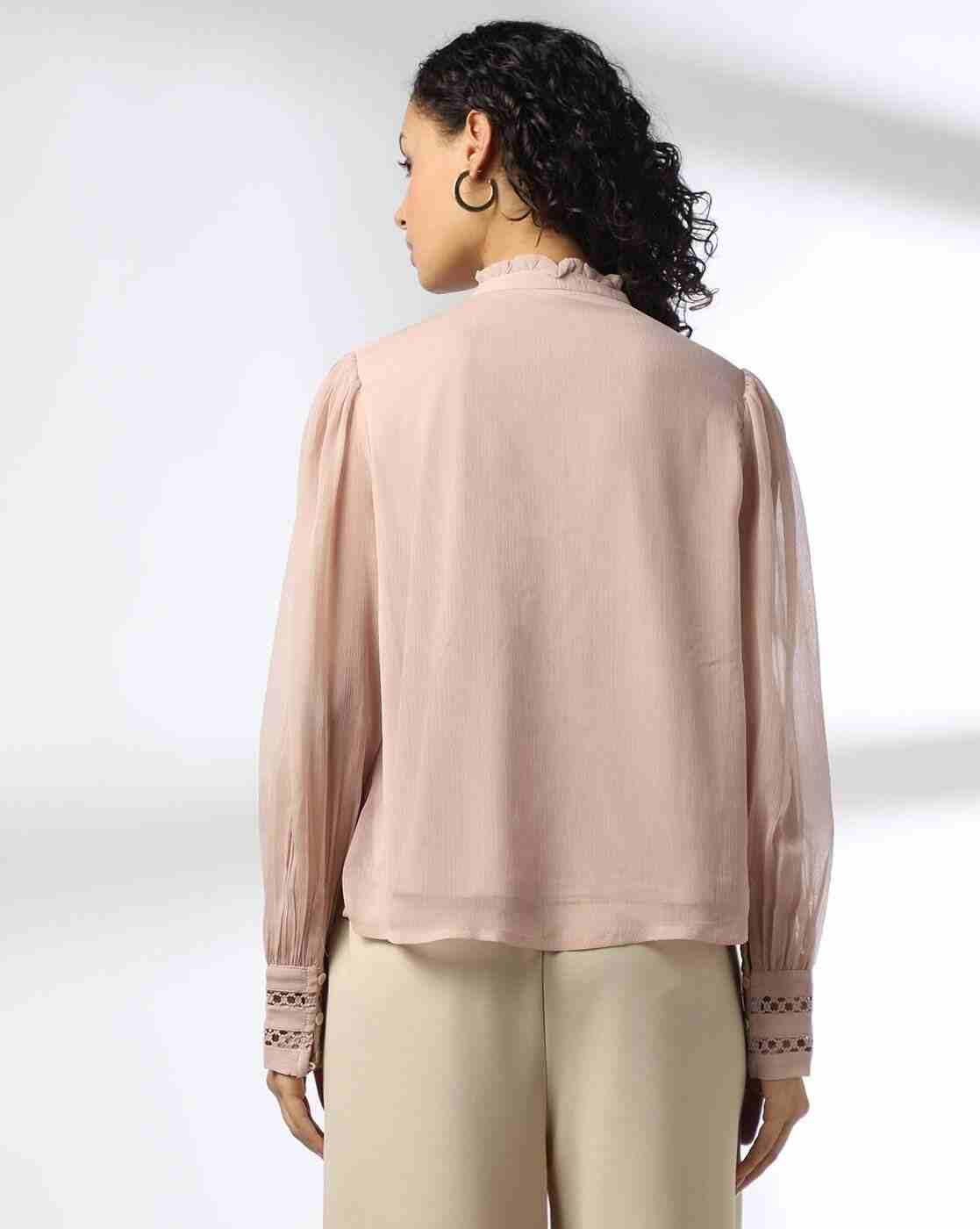 FIG | Women Lace Relaxed Fit Shirt|2