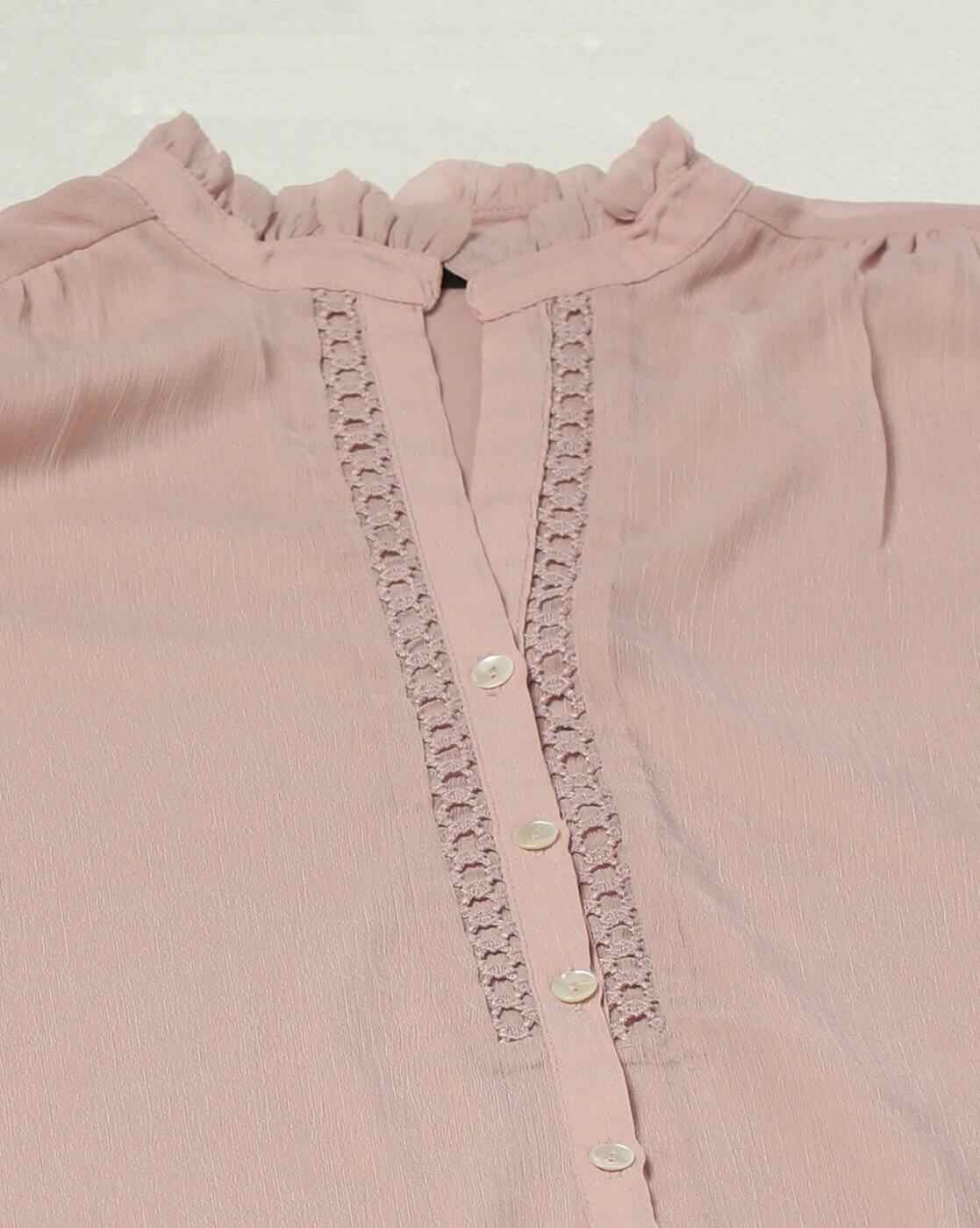 FIG | Women Lace Relaxed Fit Shirt|4