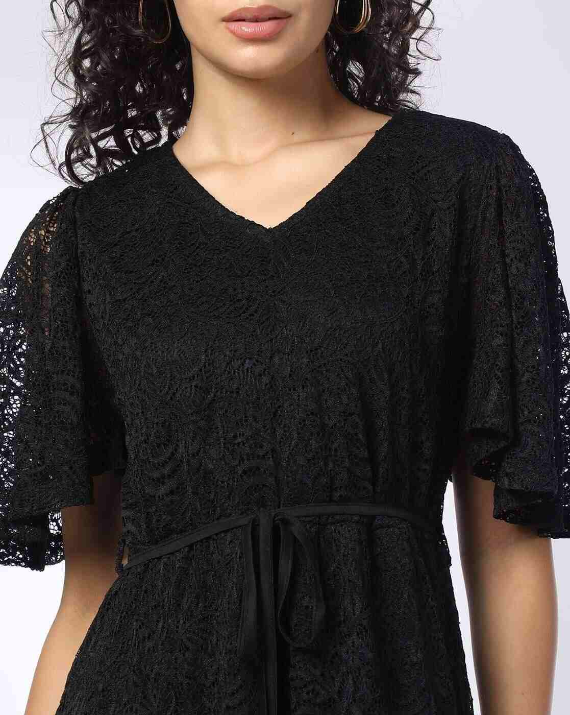 FIG | Women Lace Tiered Dress|3