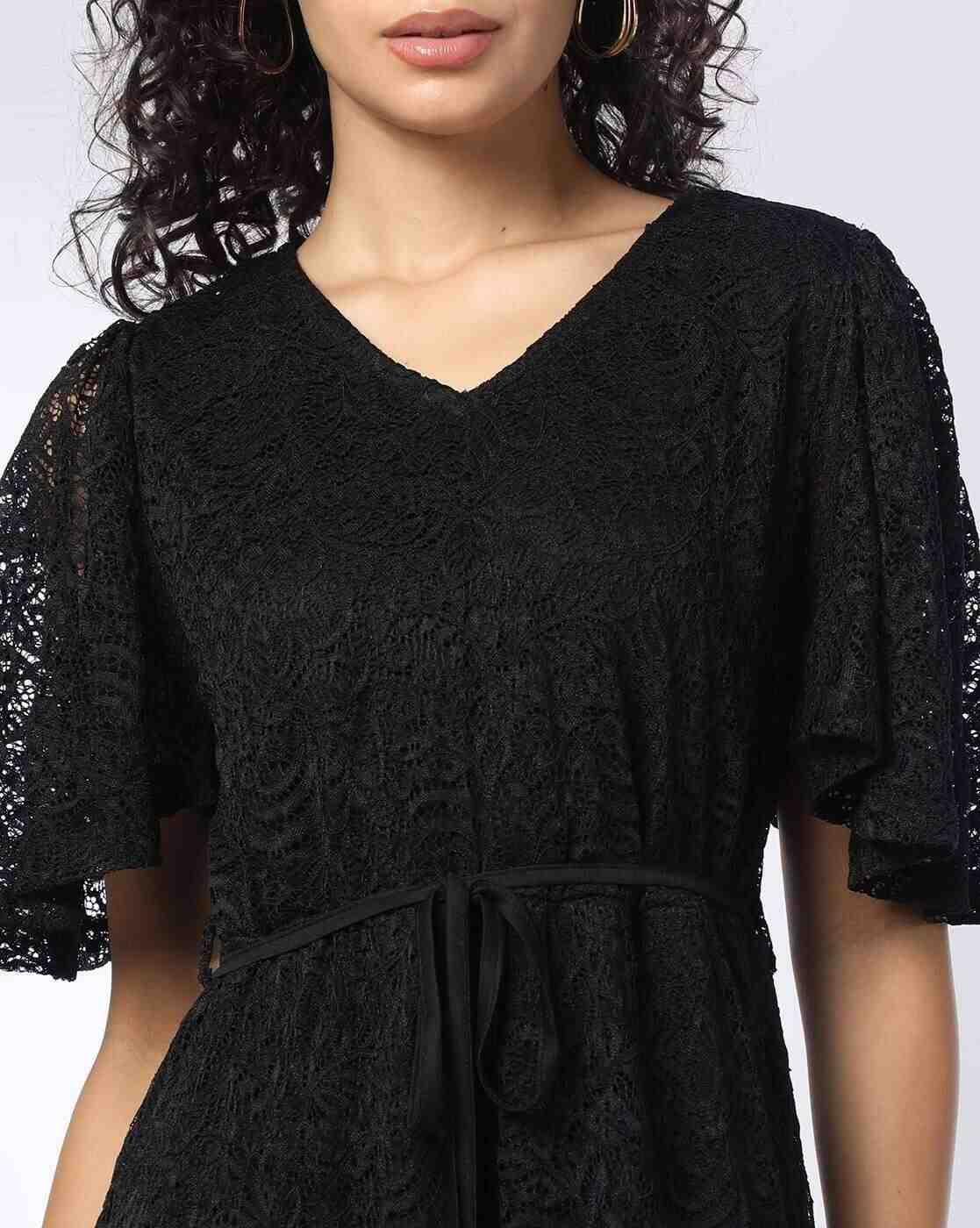 FIG | Women Lace Tiered Dress|3